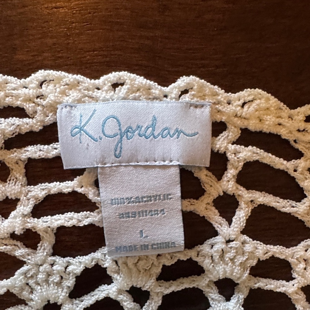 Cream Crochet Knit Top - Picture 3 of 3
